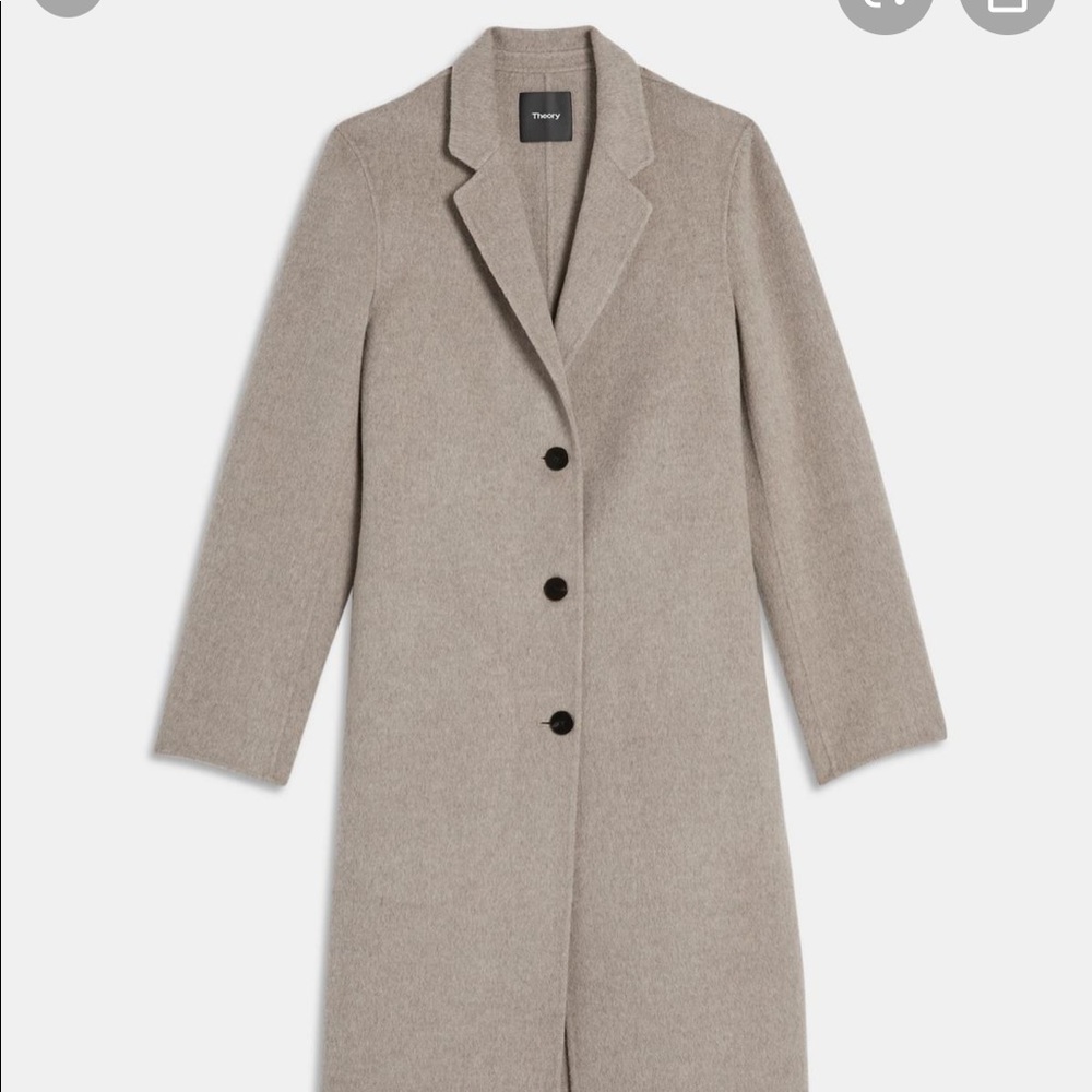 Theory Coat - Double-face wool cashmere